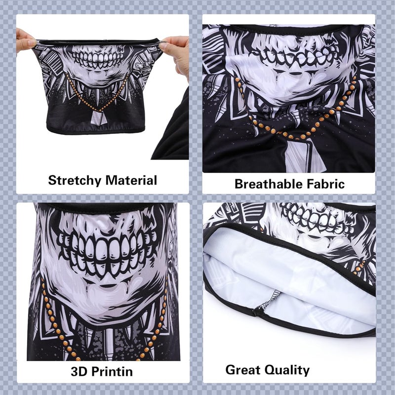Cutewing Balaclava Mask 3D Print Full Face Mask Cooling Neck Gaiter Sun Protection Face Cover Mask Windproof Ski Mask - Image 4